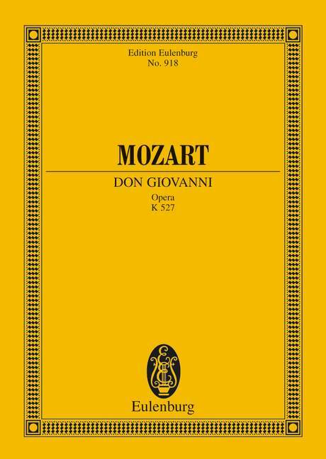 Don Giovanni KV 527 Opera 莫札特 唐喬望尼 歌劇 總譜 歐伊倫堡版 | 小雅音樂 Hsiaoya Music
