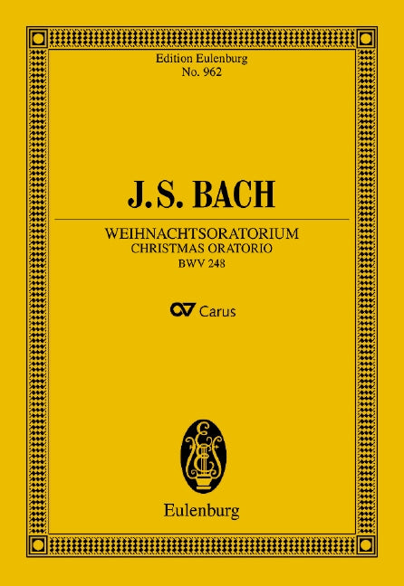Christmas Oratorio BWV 248 巴赫約翰‧瑟巴斯提安 神劇 總譜 歐伊倫堡版 | 小雅音樂 Hsiaoya Music