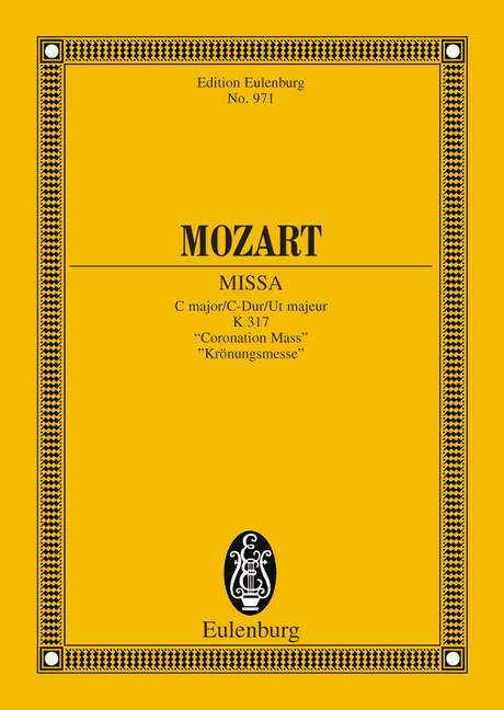 Missa C major K 317 Coronation Mass 莫札特 大調 加冕彌撒 總譜 歐伊倫堡版 | 小雅音樂 Hsiaoya Music