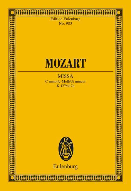 Missa C minor KV 427/417a 莫札特 小調 總譜 歐伊倫堡版 | 小雅音樂 Hsiaoya Music
