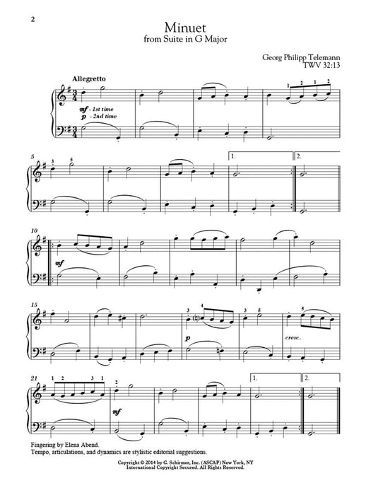 Three Centuries of Piano Music: 18th, 19th & 20th Centuries Early Intermediate Level Schirmer Performance Editions 鋼琴 | 小雅音樂 Hsiaoya Music