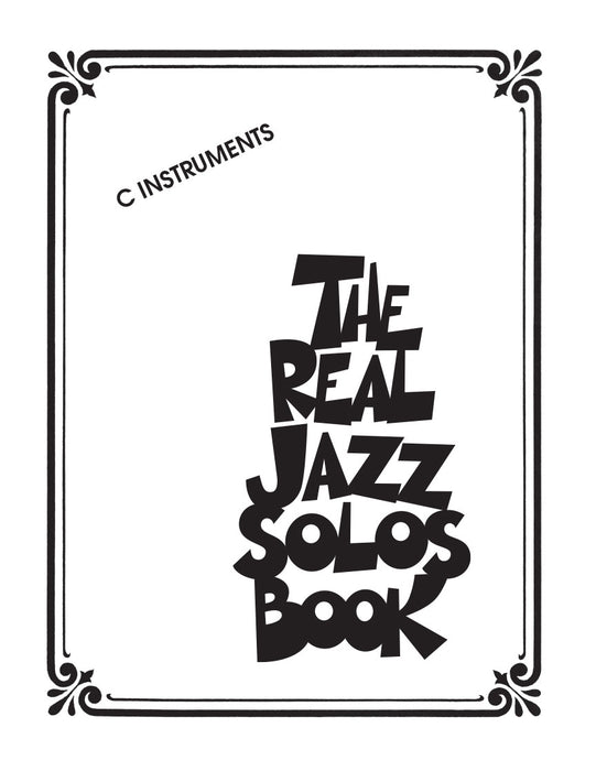 The Real Jazz Solos Book C Instruments 爵士音樂獨奏 | 小雅音樂 Hsiaoya Music