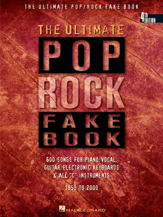 The Ultimate Pop/Rock Fake Book - 4th Edition C Edition 費克 | 小雅音樂 Hsiaoya Music