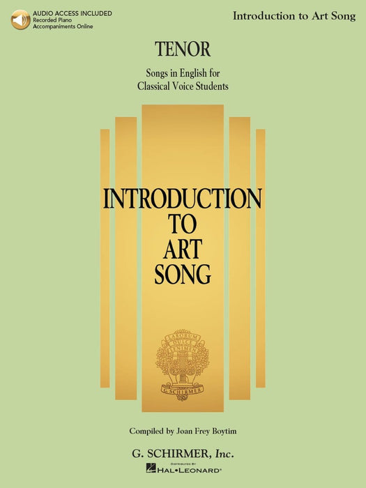 Introduction to Art Song for Tenor Songs in English for Classical Voice Students 導奏 藝術歌曲 古典 | 小雅音樂 Hsiaoya Music