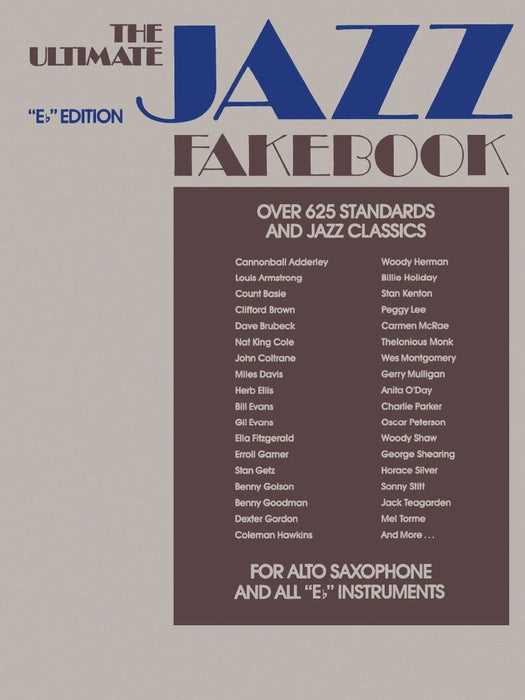 The Ultimate Jazz Fake Book E-flat Edition 費克 | 小雅音樂 Hsiaoya Music