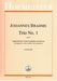 Trio No. 1, op. 8 eingerichtet für Violine, Kontrabass und Klavier 布拉姆斯 鋼琴三重奏 | 小雅音樂 Hsiaoya Music