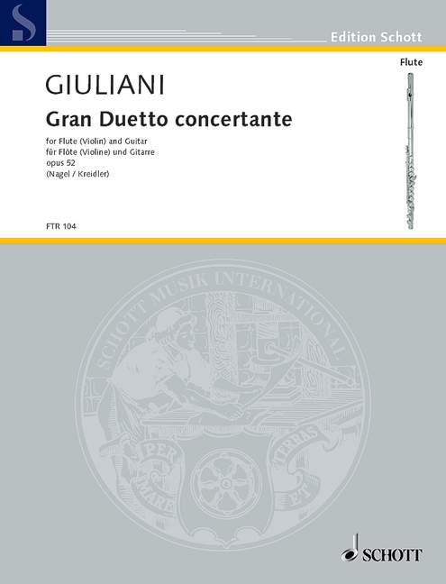 Gran Duetto concertante op. 52 混和二重奏 朔特版 | 小雅音樂 Hsiaoya Music