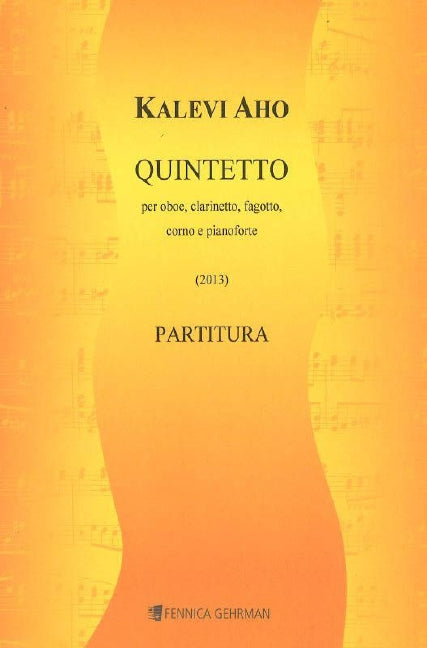 Quintet (2013) For oboe, clarinet, bassoon, horn and piano 阿侯 鋼琴五重奏法國號鋼琴 芬尼卡·蓋爾曼版 | 小雅音樂 Hsiaoya Music