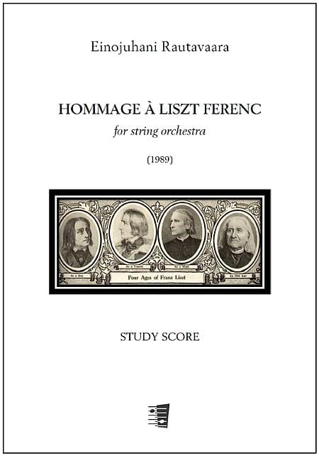 Hommage a Liszt Ferenc 勞塔瓦拉 總譜 芬尼卡·蓋爾曼版 | 小雅音樂 Hsiaoya Music