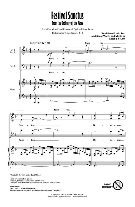 Festival Sanctus | 小雅音樂 Hsiaoya Music