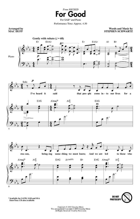 For Good (from Wicked) | 小雅音樂 Hsiaoya Music