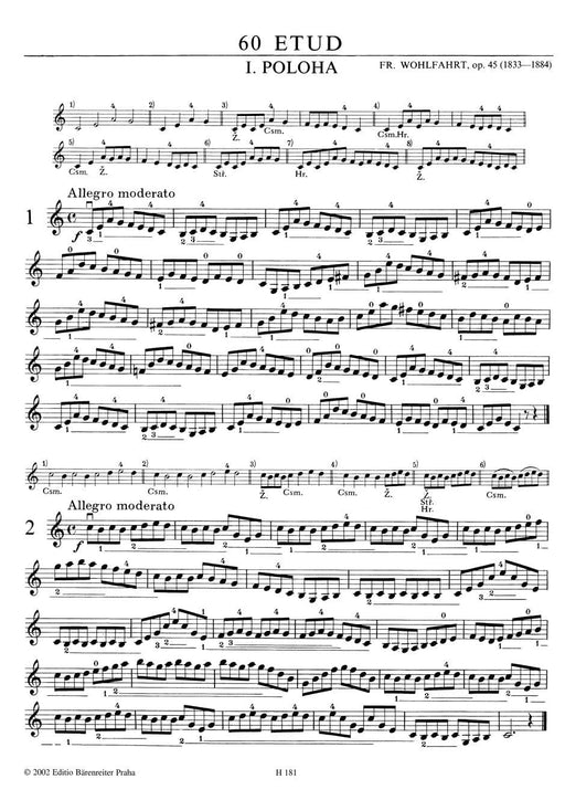 60 Etüden für Violine op. 45 小提琴 騎熊士版 | 小雅音樂 Hsiaoya Music