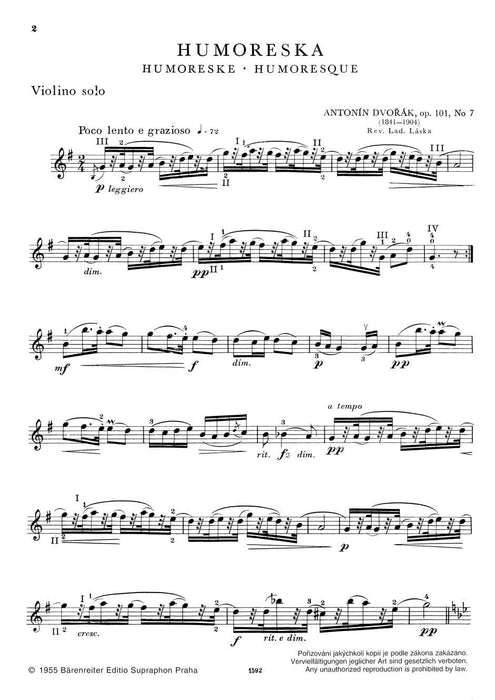Humoreske Nr. 7 op. 101 德弗札克 騎熊士版 | 小雅音樂 Hsiaoya Music