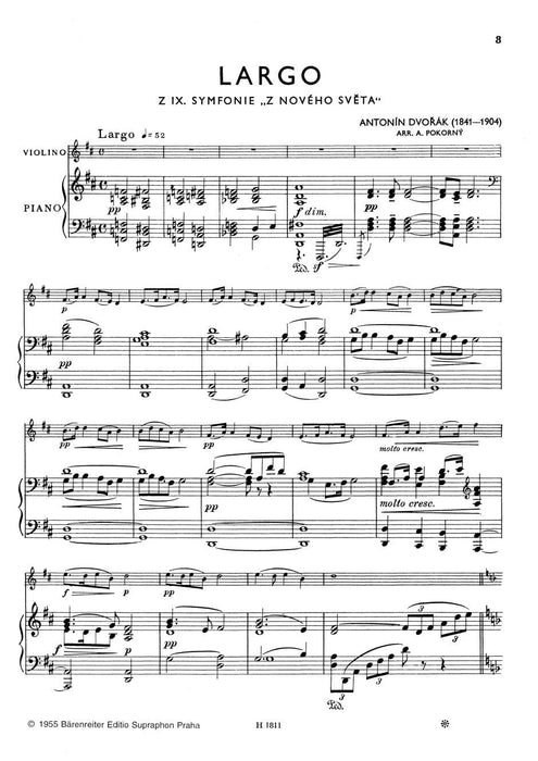 Largo (aus der IX. Symphonie) 德弗札克 騎熊士版 | 小雅音樂 Hsiaoya Music