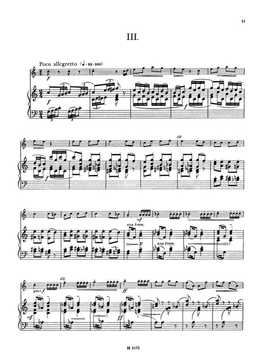 Sonatina for Violin and Piano 馬悌努 小奏鳴曲 小提琴 鋼琴 騎熊士版 | 小雅音樂 Hsiaoya Music