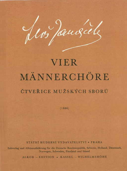 vier Pieces for Male Choir 小品 騎熊士版 | 小雅音樂 Hsiaoya Music