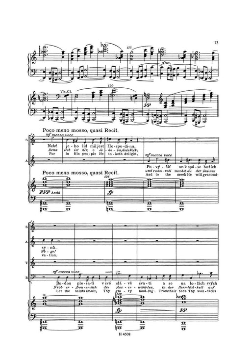 Psalm 149 op. 79 德弗札克 詩篇 騎熊士版 | 小雅音樂 Hsiaoya Music