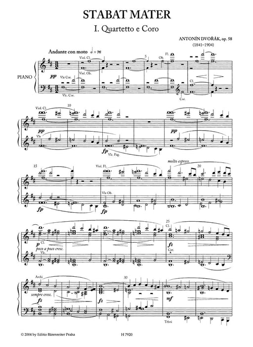 Stabat Mater op. 58 (Version in 10 movements) 德弗札克 聖母悼歌 騎熊士版 | 小雅音樂 Hsiaoya Music