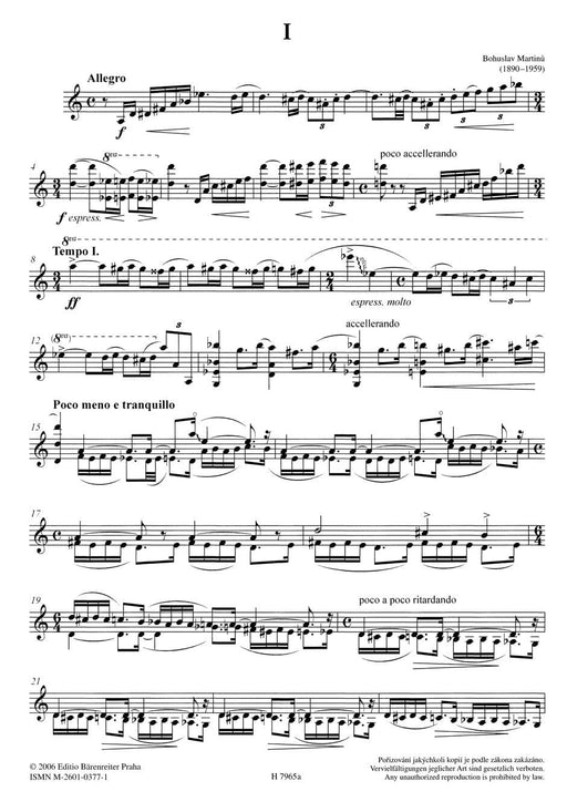 String Trio Nr. 1 馬悌努 弦樂 三重奏 騎熊士版 | 小雅音樂 Hsiaoya Music