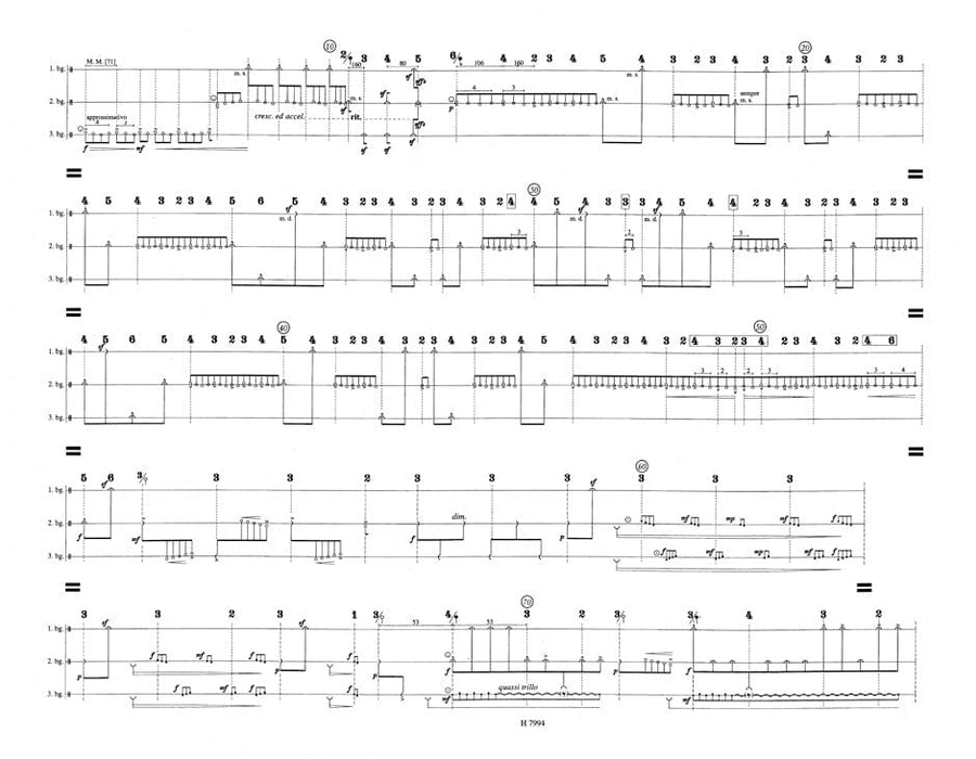8 Ricercari op. 51 -per strumenti a percussione- 擊樂器 騎熊士版 | 小雅音樂 Hsiaoya Music