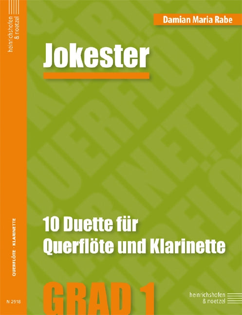 Jokester 10 Duette für Querflöte und Klarinette 木管二重奏 | 小雅音樂 Hsiaoya Music