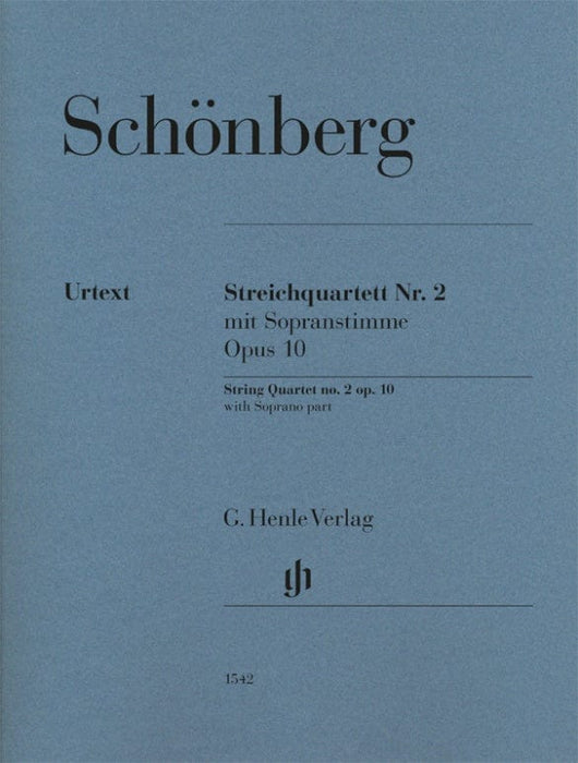 String Quartet No. 2, Op. 10 String Quartet Parts with Soprano Part 荀貝格 弦樂四重奏 | 小雅音樂 Hsiaoya Music