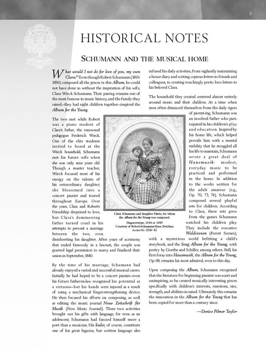 Schumann - Selections from Album for the Young, Opus 68 舒曼羅伯特 少年曲集作品 | 小雅音樂 Hsiaoya Music