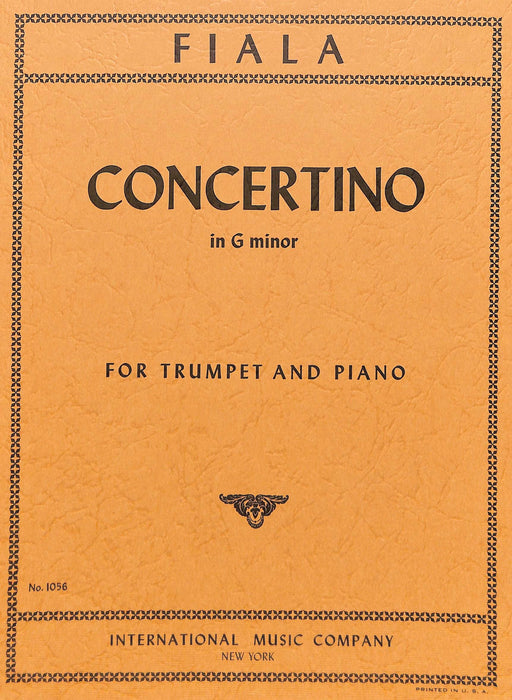 Concertino in G minor 小協奏曲 小調 小號 (含鋼琴伴奏) 國際版 | 小雅音樂 Hsiaoya Music