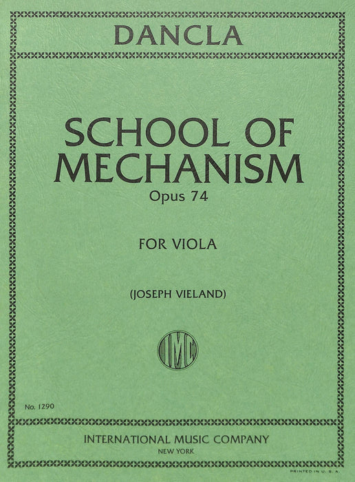 School of Mechanism, Opus 74 丹克拉 作品 中提琴獨奏 國際版 | 小雅音樂 Hsiaoya Music