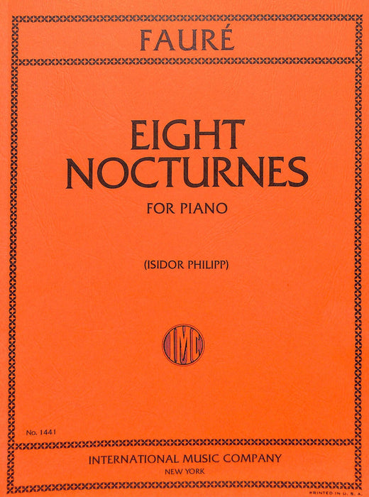Eight Nocturnes. Complete 佛瑞 夜曲 鋼琴獨奏 國際版 | 小雅音樂 Hsiaoya Music