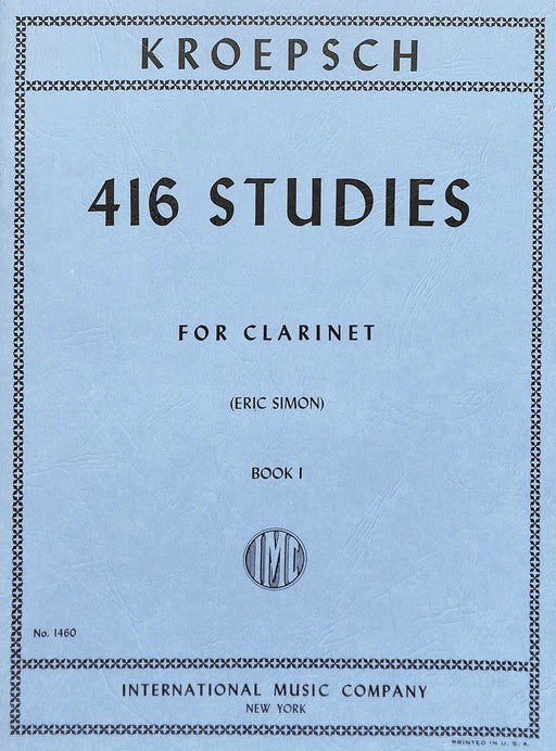 416 Studies: Volume I 練習曲 豎笛獨奏 國際版 | 小雅音樂 Hsiaoya Music