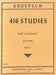 416 Studies: Volume IV 練習曲 豎笛獨奏 國際版 | 小雅音樂 Hsiaoya Music
