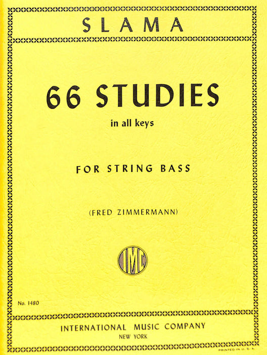 66 Studies in All Keys 練習曲 低音大提琴獨奏 國際版 | 小雅音樂 Hsiaoya Music