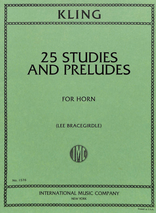 25 Studies and Preludes 前奏曲 法國號獨奏 國際版 | 小雅音樂 Hsiaoya Music