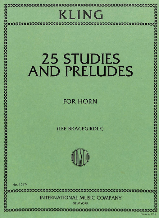 25 Studies and Preludes 前奏曲 法國號獨奏 國際版 | 小雅音樂 Hsiaoya Music