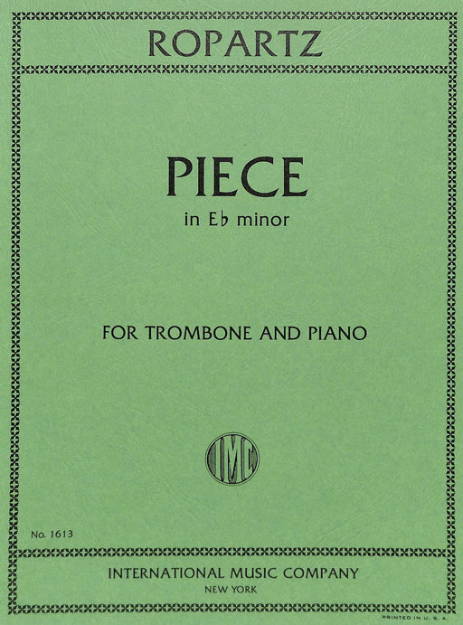 Piece in E-flat minor 小品 小調 長號 (含鋼琴伴奏) 國際版 | 小雅音樂 Hsiaoya Music