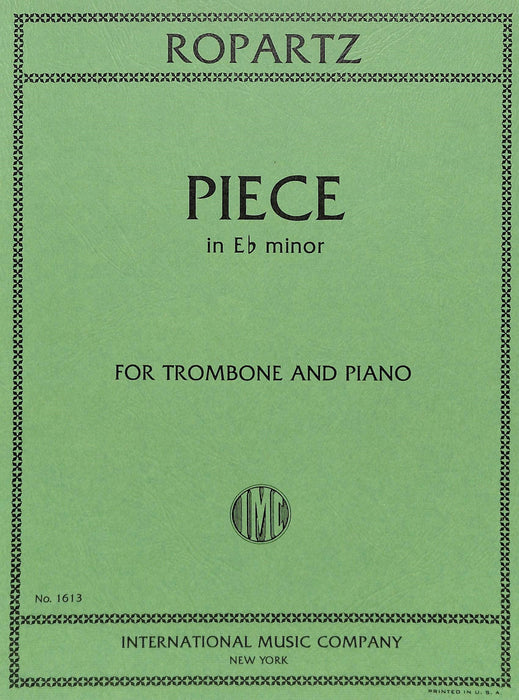 Piece in E-flat minor 小品 小調 長號 (含鋼琴伴奏) 國際版 | 小雅音樂 Hsiaoya Music