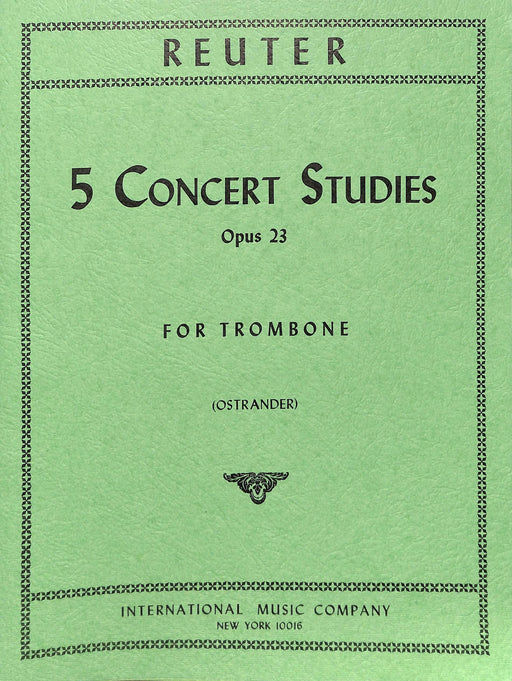 Five Concert Studies, Opus 23 音樂會練習曲 長號獨奏 國際版 | 小雅音樂 Hsiaoya Music