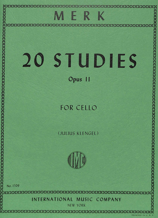 20 Studies, Opus 11 練習曲 大提琴獨奏 國際版 | 小雅音樂 Hsiaoya Music