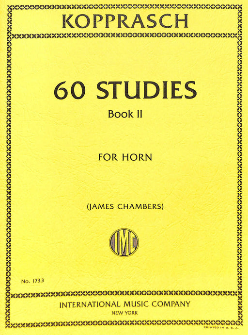 60 Studies: Volume II 練習曲 法國號獨奏 國際版 | 小雅音樂 Hsiaoya Music