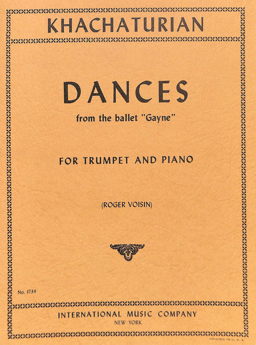 Four Dances (from the ballet Gayane) 舞曲 芭蕾加雅涅 小號 (含鋼琴伴奏) 國際版 | 小雅音樂 Hsiaoya Music