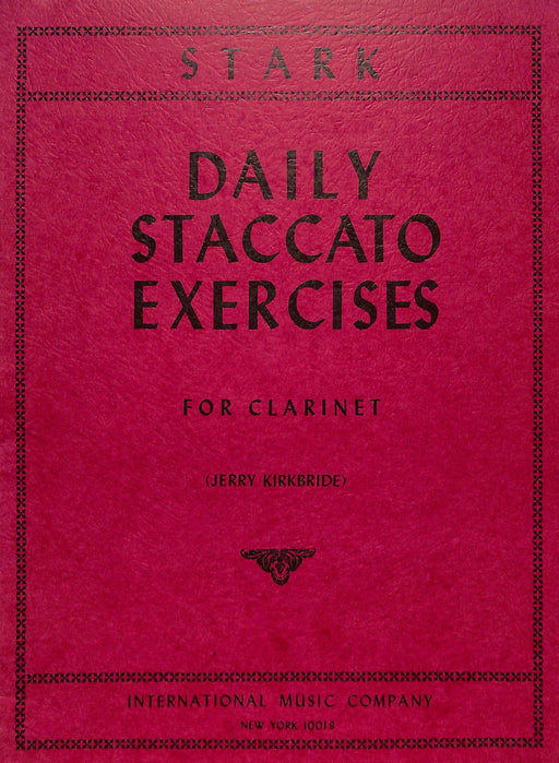 Daily Staccato Exercises, Opus 46 練習曲作品 豎笛獨奏 國際版 | 小雅音樂 Hsiaoya Music