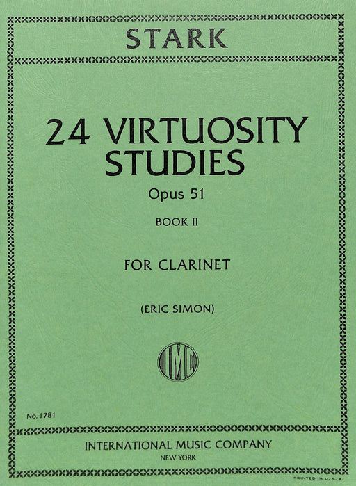 24 Virtuosity Studies, Opus 51: Volume II 練習曲 豎笛獨奏 國際版 | 小雅音樂 Hsiaoya Music