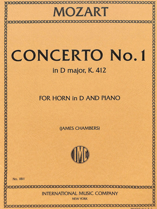 Concerto No. 1 in D Major, K. 412 (Horn in D) 莫札特 協奏曲 大調 法國號 法國號 (含鋼琴伴奏) 國際版 | 小雅音樂 Hsiaoya Music