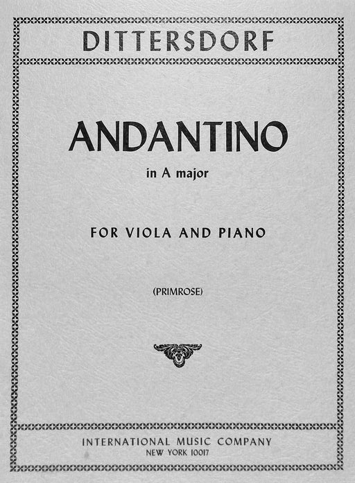 Andantino 中提琴 (含鋼琴伴奏) 國際版 | 小雅音樂 Hsiaoya Music