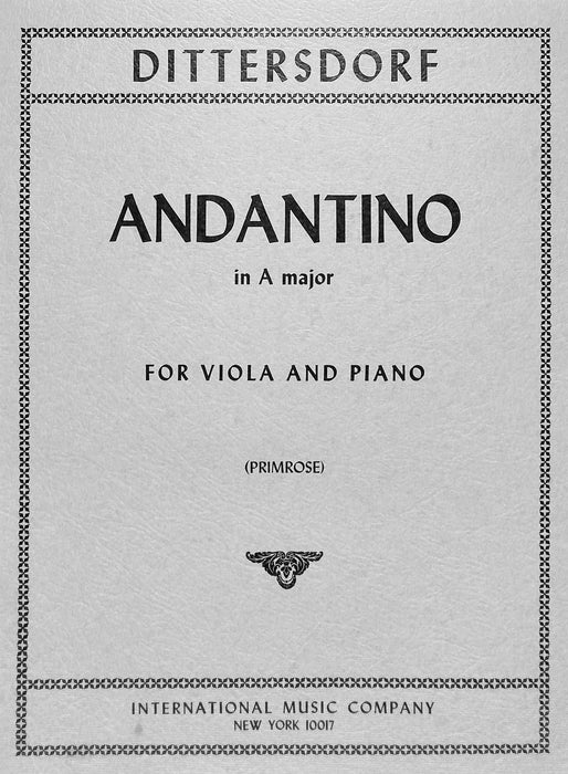 Andantino 中提琴 (含鋼琴伴奏) 國際版 | 小雅音樂 Hsiaoya Music