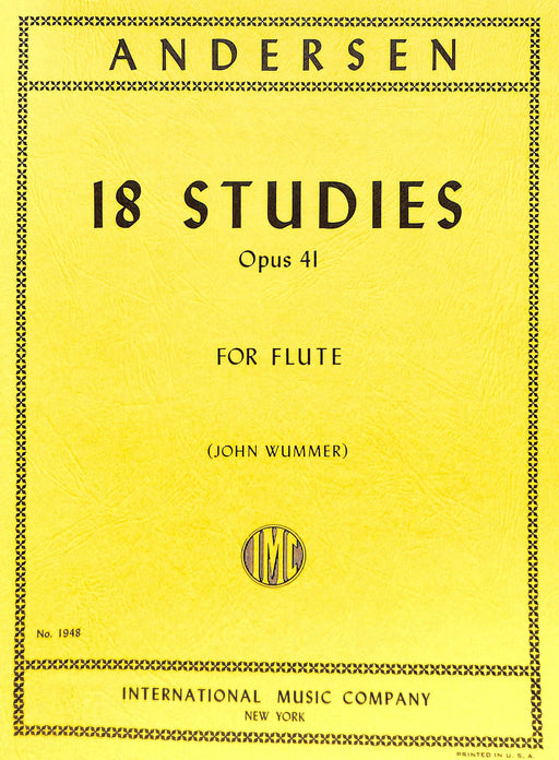 18 Studies, Op. 41 練習曲 長笛獨奏 國際版 | 小雅音樂 Hsiaoya Music