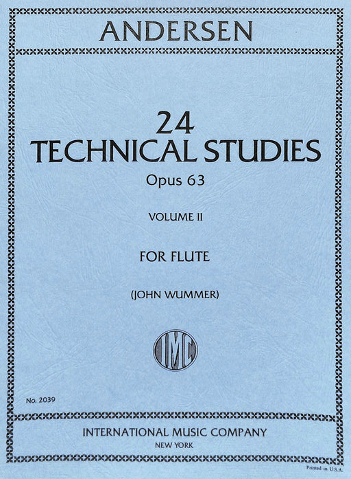 24 Technical Studies, Opus 63: Volume II 練習曲 長笛獨奏 國際版 | 小雅音樂 Hsiaoya Music