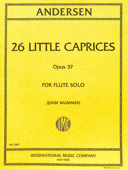 26 Little Caprices, Opus 37 隨想曲作品 長笛獨奏 國際版 | 小雅音樂 Hsiaoya Music