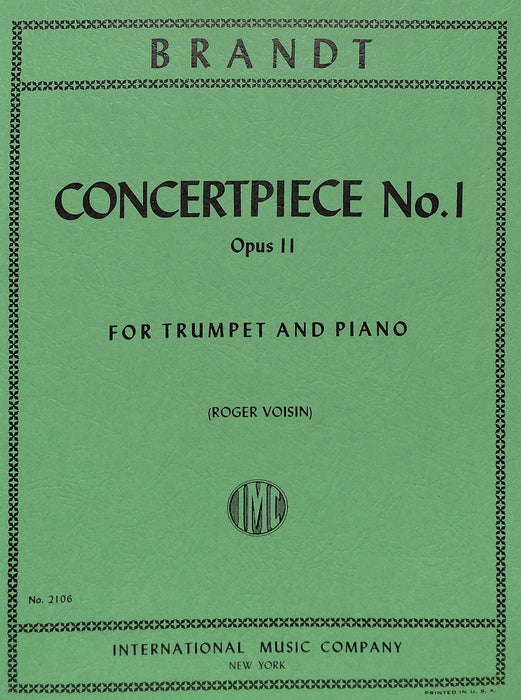 Concertpiece No. 1, Opus 11 音樂會小品 作品 小號 (含鋼琴伴奏) 國際版 | 小雅音樂 Hsiaoya Music